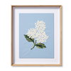 Rifle Paper Co. x Loloi Hydrangea Blue Wall Art, Wall Hanging, 24" length x 29" width thumbnail 1