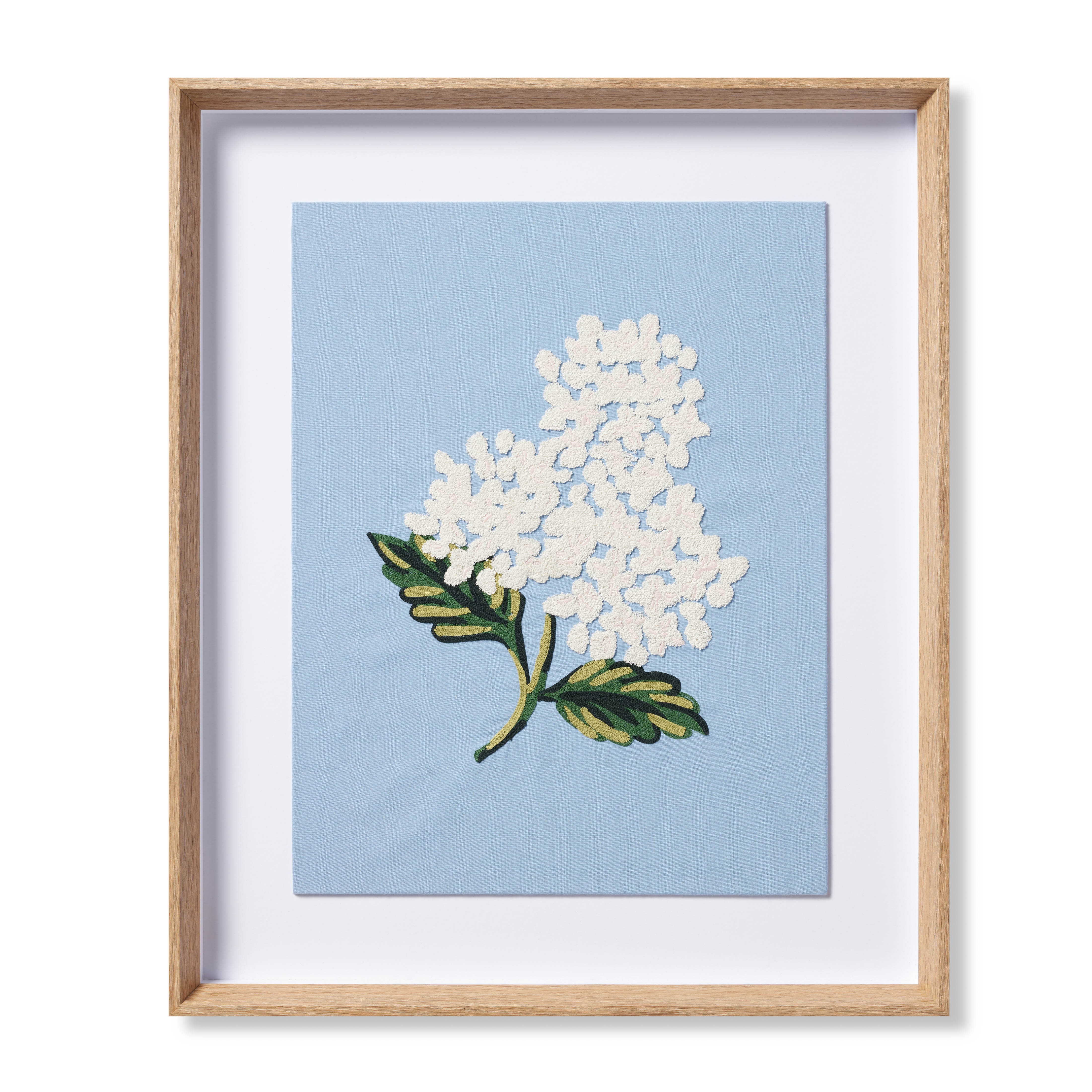 Rifle Paper Co. x Loloi Hydrangea Blue Wall Art large image 