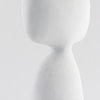 Tatum 11.6H Sculptural White Ceramic Vase, by Mercana, 5.91" length x 2.17" width x 11.61" height thumbnail 8