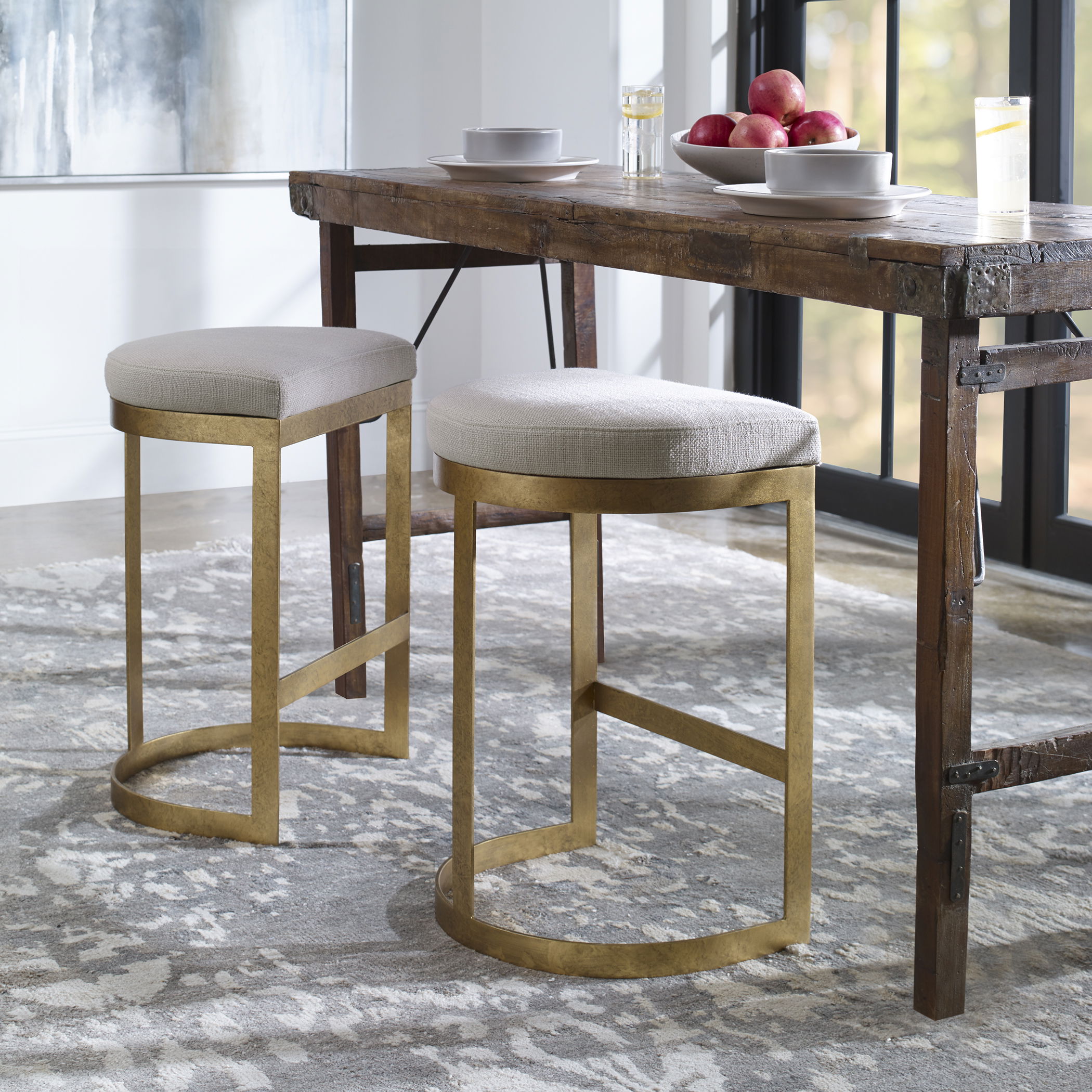 Ivanna Modern Counter Stool large image 