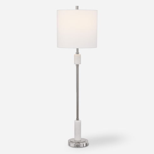 Sussex Nickel Buffet Lamp