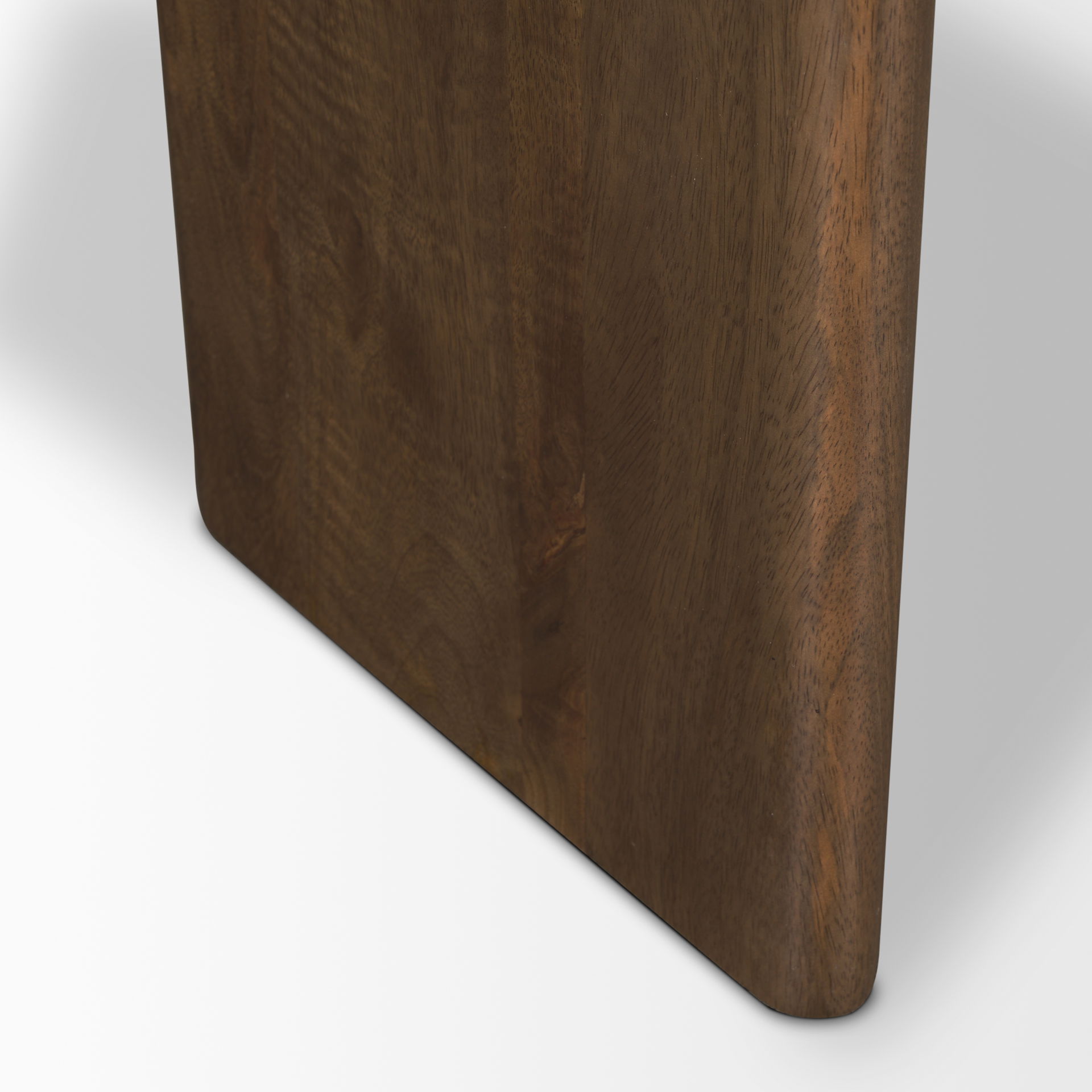 Rumer Dark Brown Wood with White Marble Coffee Table large image 