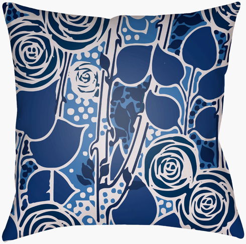 Chinoiserie Floral Accent Pillow