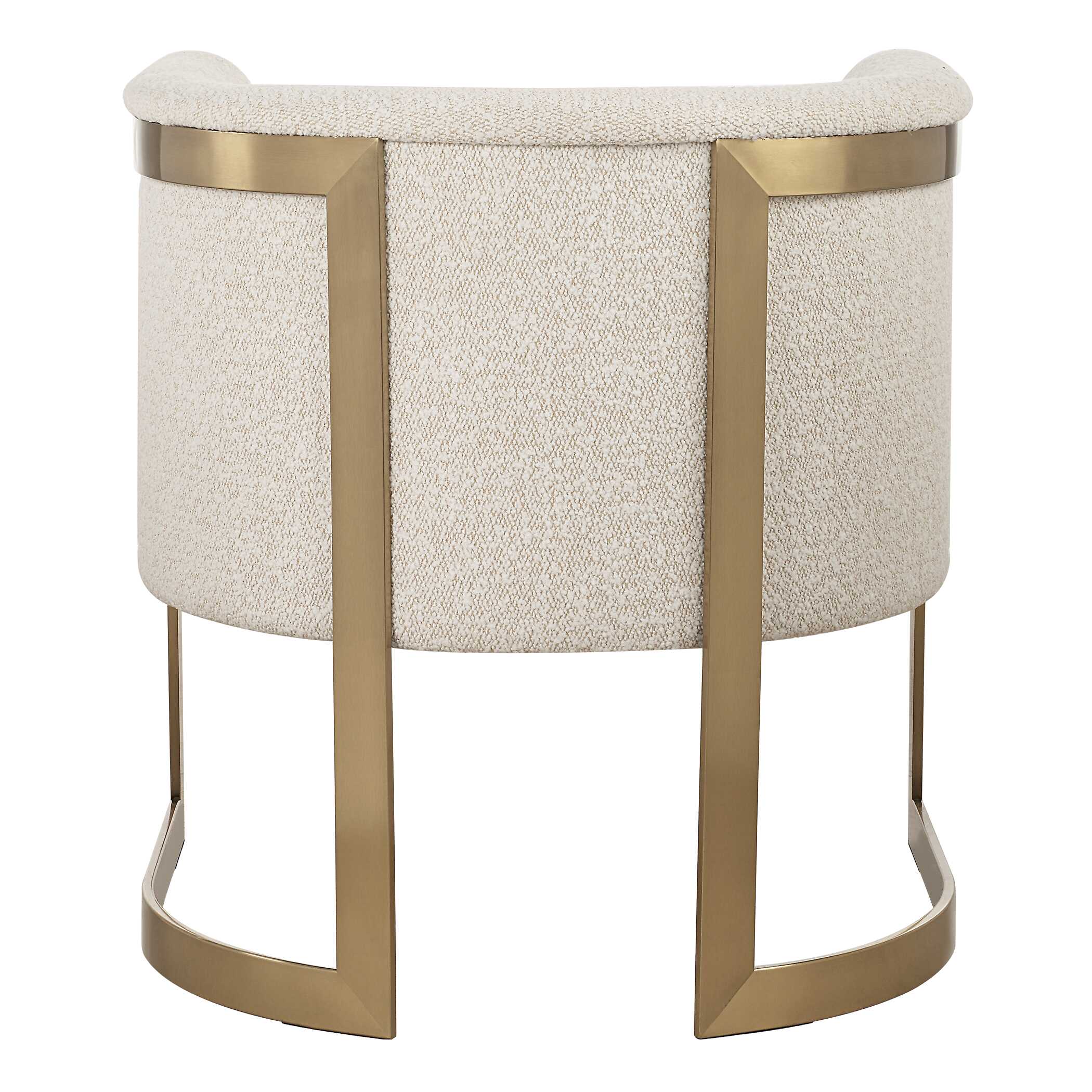 Bellina Plush Barrel Chair large image 