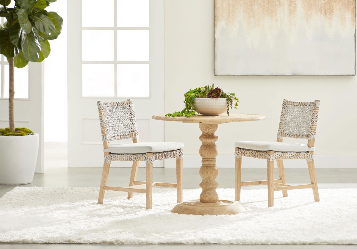 Chelsea 36' Round Dining Table, by Essentials for Living, 35.5" width x 30" height x 35.5" depth View 14
