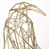 Frankie II 13L x 6W Gold Wire Framed Dog Shaped Decor, Decorative Object by Mercana, 13.39" length x 5.91" width x 12.2" height thumbnail 8