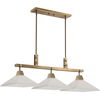 Brookdale Industrial 3 Light Linear Chandelier thumbnail 3