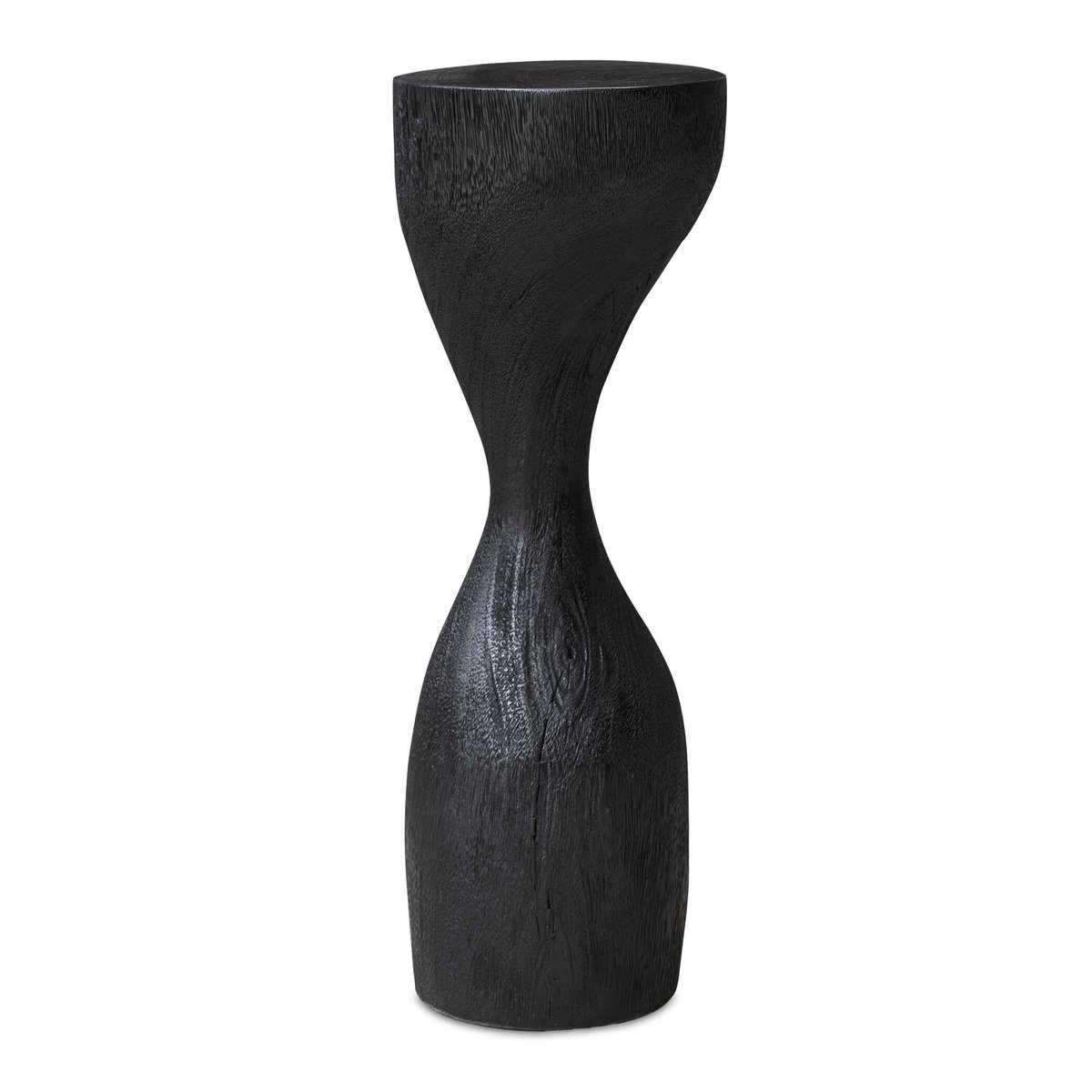 Mattison Black Drink Table, Side & End Table by Uttermost, 9" width x 24" height x 8" depth View 1
