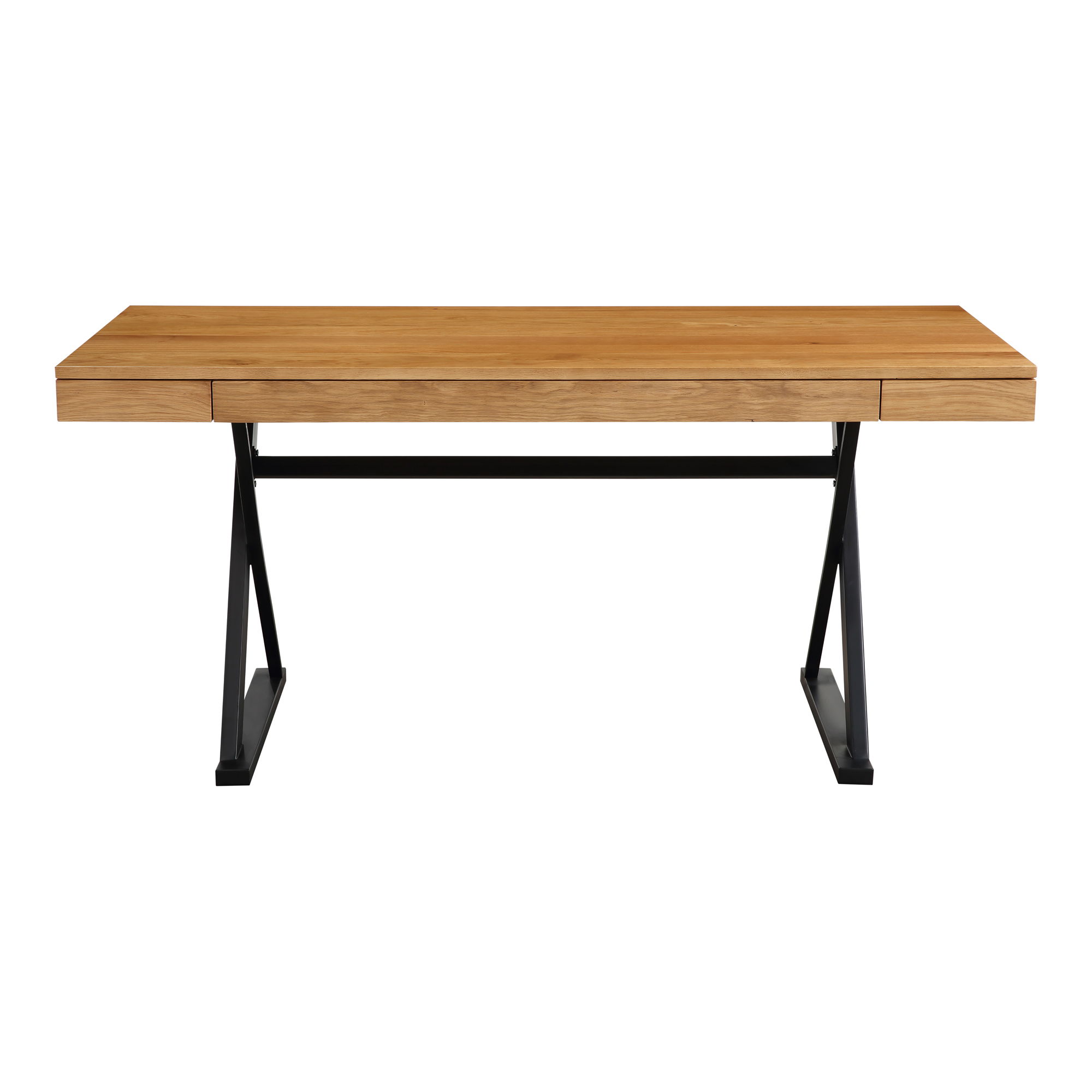 Profecto Desk Natural Oak, by Moe's Home, 63" width x 29.5" height x 26" depth View 1