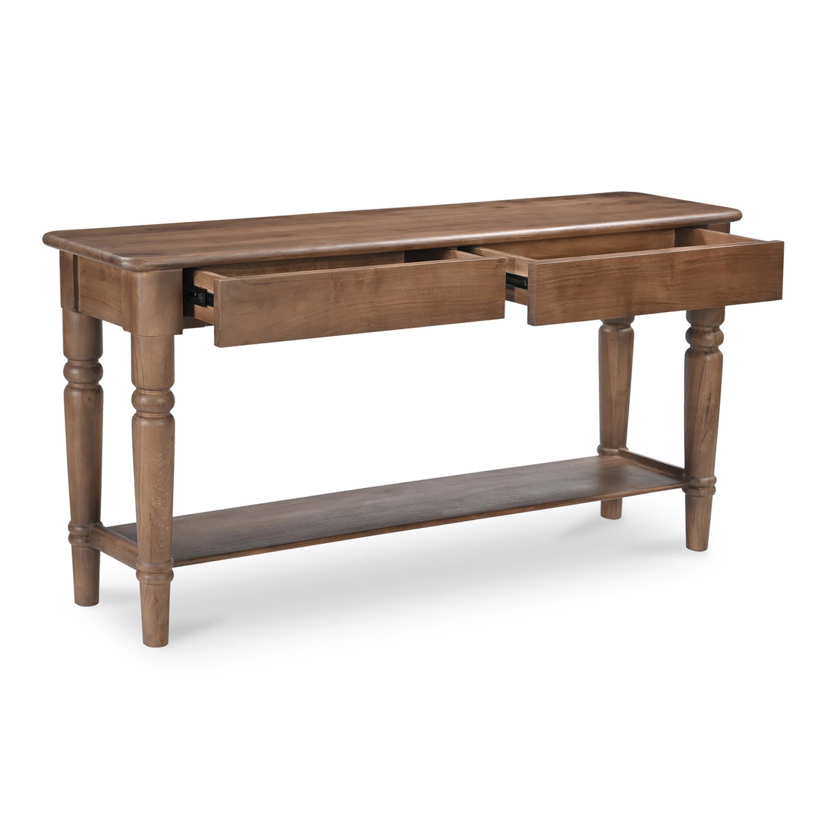 Russet Console Table Brown, by Moe's Home, 65" width x 30" height x 16" depth View 2