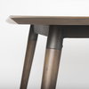 Nicholas 72'L x 39'W Dining Table | Modern | Brown Wood & Metal/Wood | Seats 6, by Mercana, 72" length x 39" width x 30" height thumbnail 9
