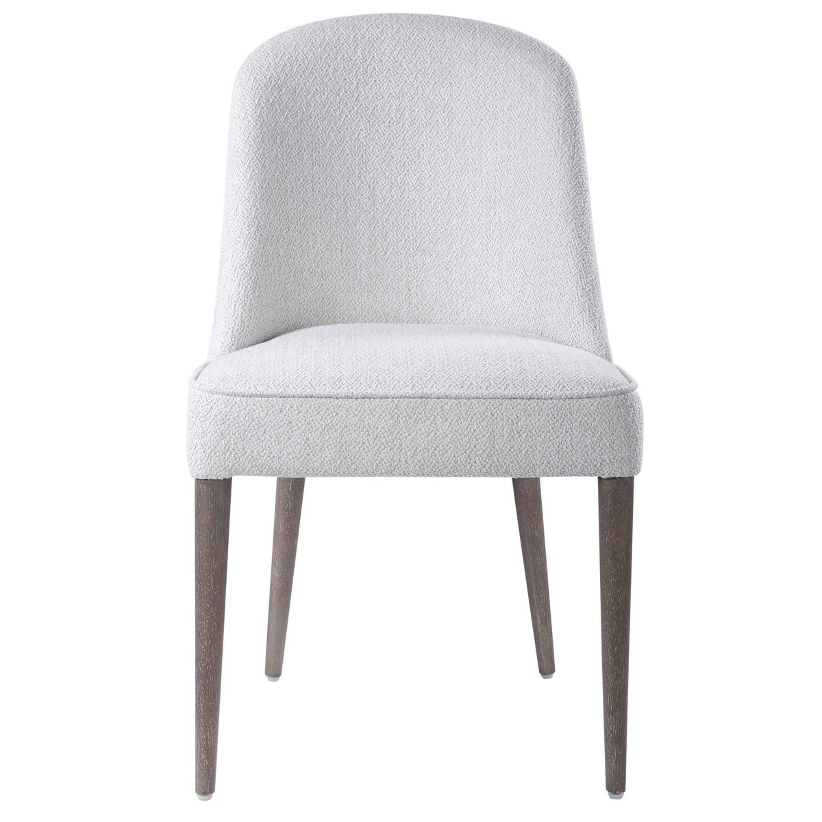 Brie Armless Chair White Set Of 2, Accent Chair by Uttermost, 21" width x 36.5" height x 27" depth View 1