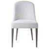 Brie Armless Chair White Set Of 2, Accent Chair by Uttermost, 21" width x 36.5" height x 27" depth thumbnail 1