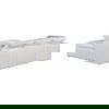 Terra Condo Lounge Modular Sectional Cream White thumbnail 3