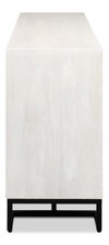 Asiger Four Door Sideboard, by Sarreid, 1'6" length x 6' width x 2'10" height thumbnail 4