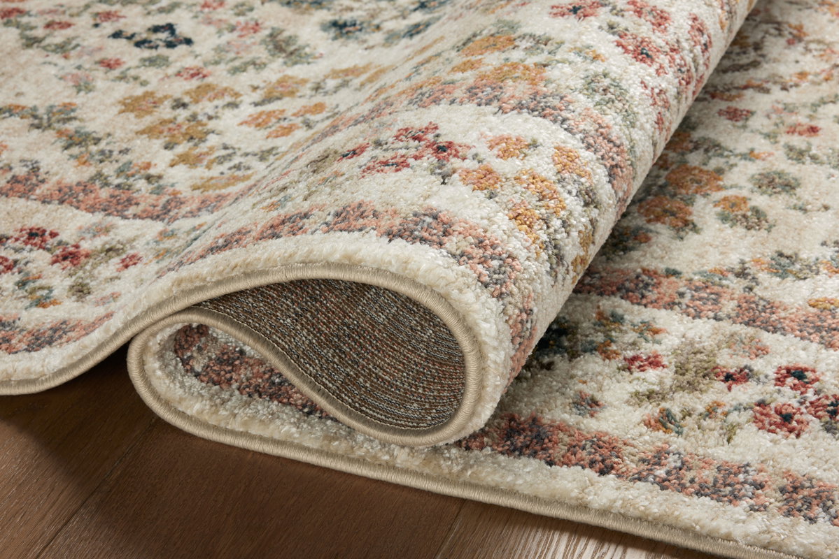 Rifle Paper Co. x Loloi Laurel Rug, 3'11" length x 5'7" width View 4