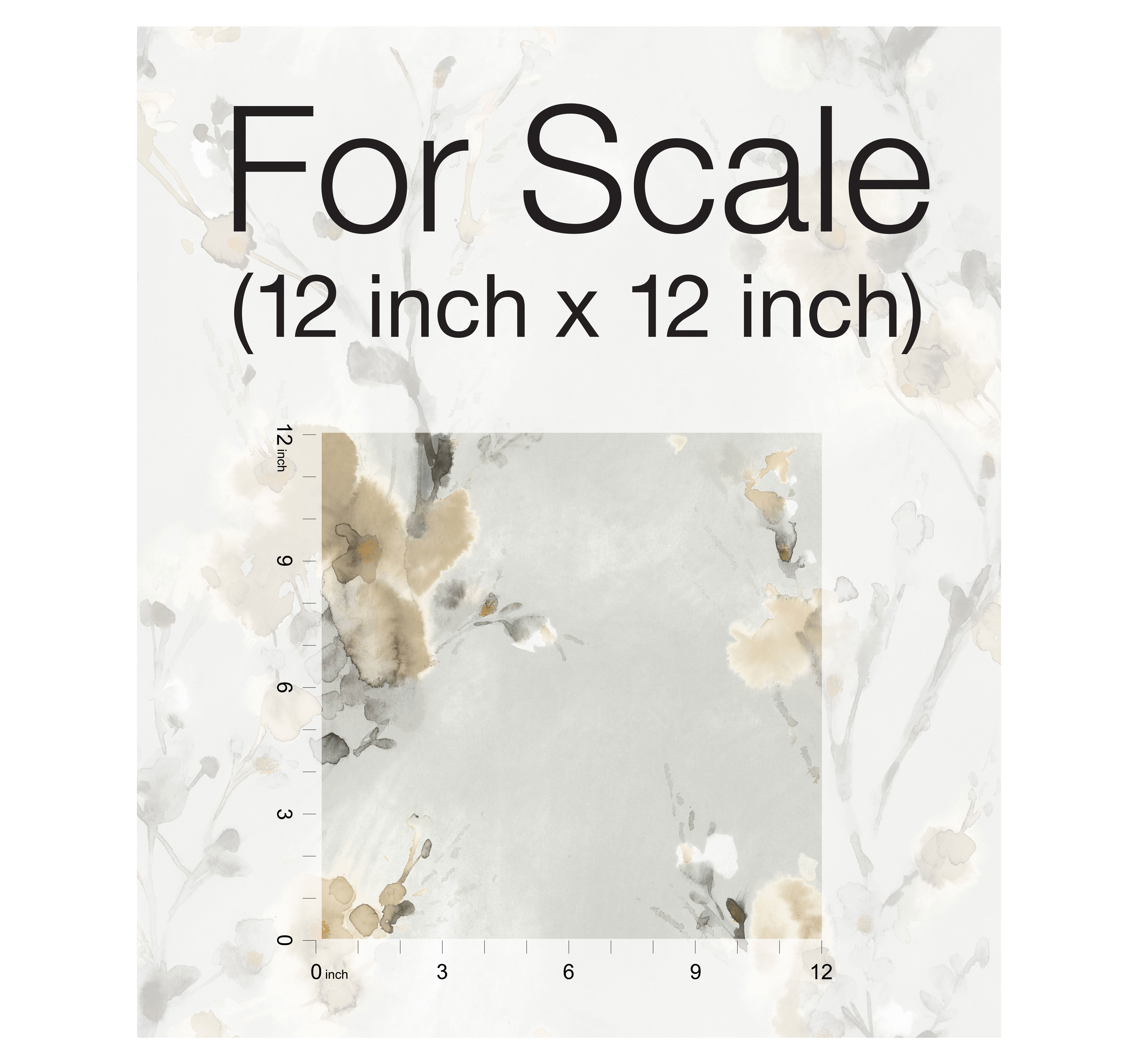 Charm Neutral Peel & Stick Wallpaper large image 
