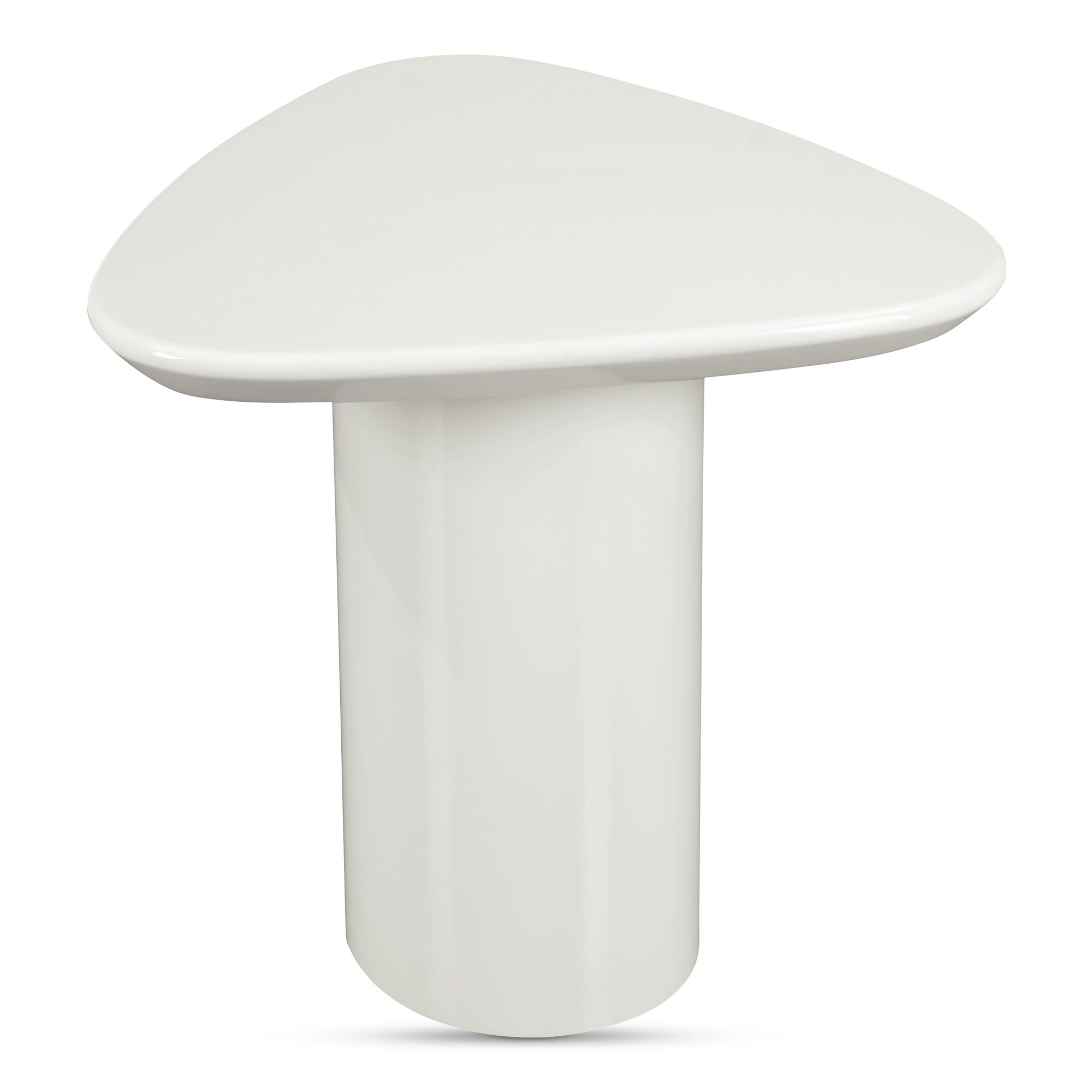 Eden Accent Table Ivory Lacquer large image 