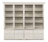 Glass Front Bookcase, by Sarreid, 1'10" length x 10'1" width x 8'10" height thumbnail 9