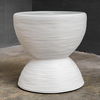 Bongo White Rattan Side Table thumbnail 5