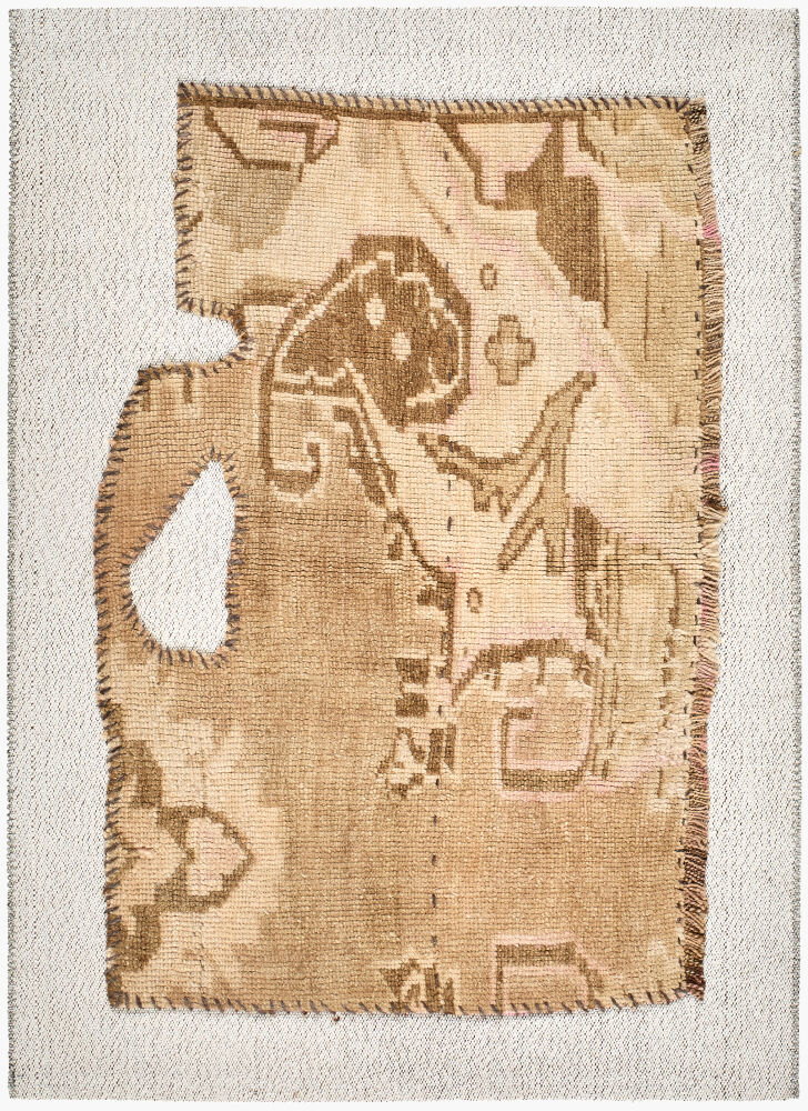 Antique One of a Kind Handmade Rug, by Surya, 3'11.24" length x 2'10.25" width