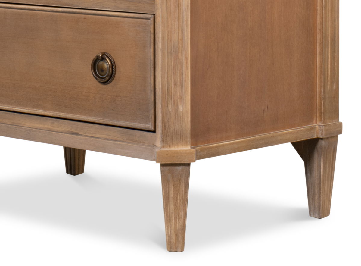 Poppin's 3 Drawer Chest, by Sarreid, 1'4" length x 1" width x 1" height View 7