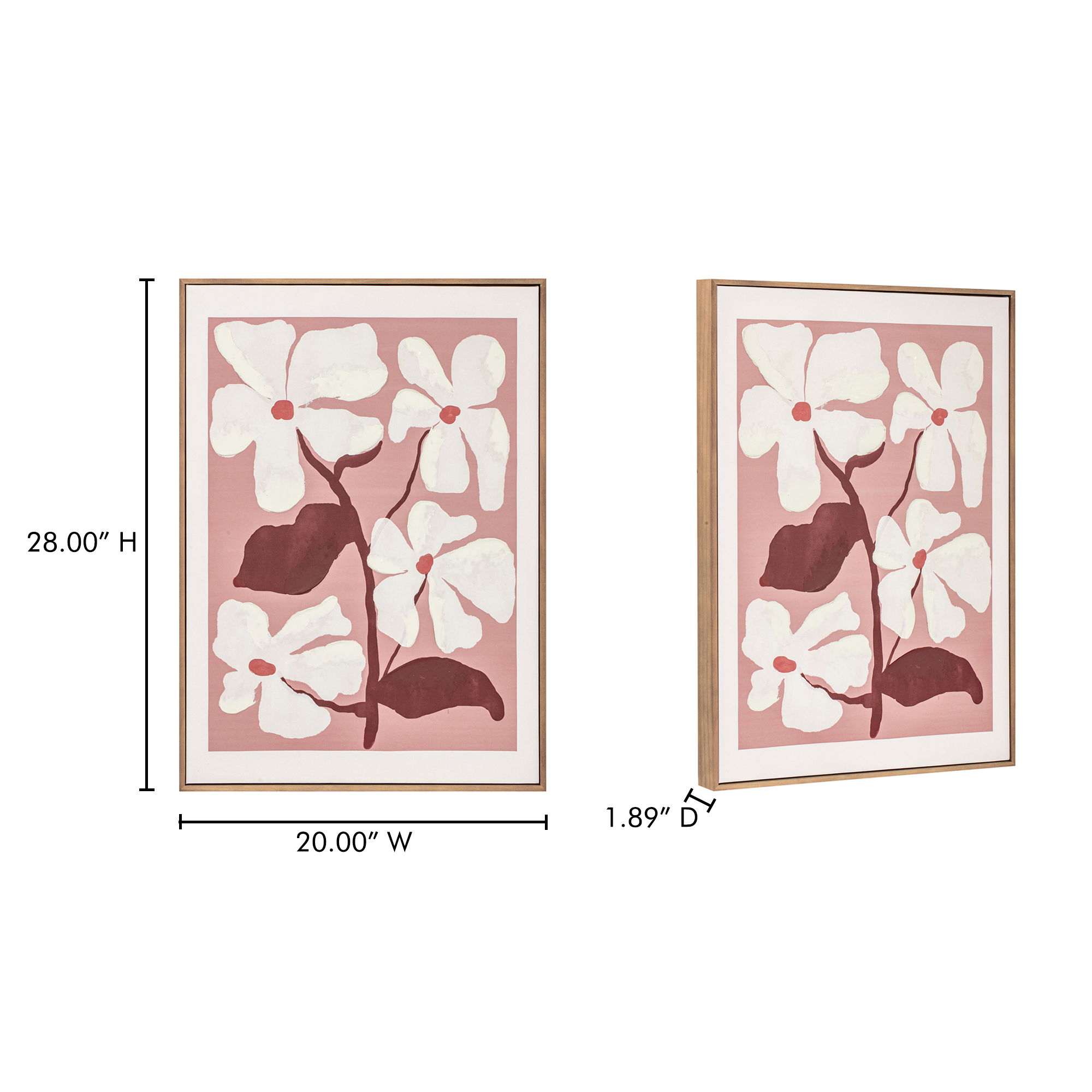Blush Framed Painting large image 