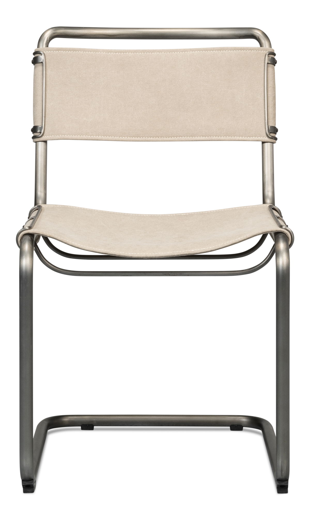 Patton Canvas Field Chair, by Sarreid, 2' length x 1'8" width x 2'10" height View 2