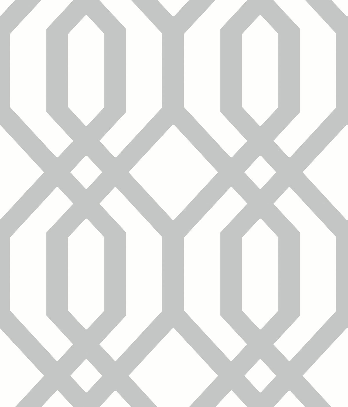 Gazebo Lattice Grey Peel & Stick Wallpaper, by York Wall, 16'6" length x 1'8.5" width x 0.02" depth