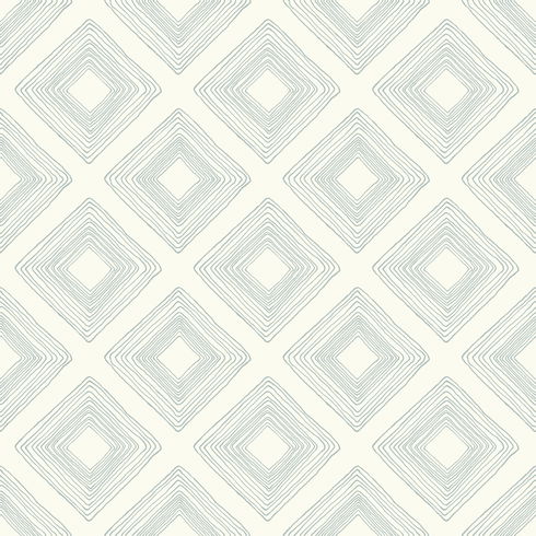 Diamond Sketch Eggshell Wallpaper