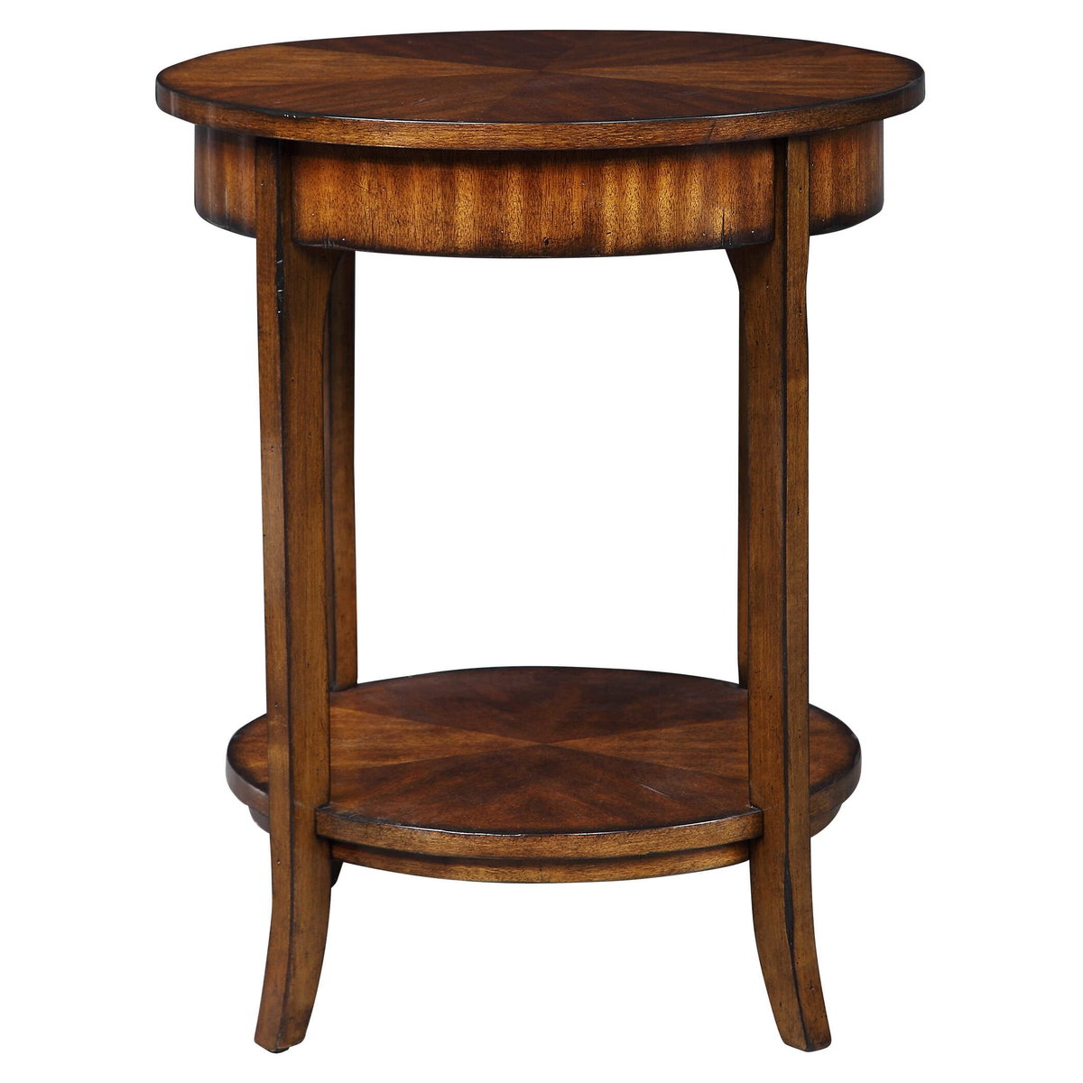 Carmel Round Lamp Table, Side & End Table by Uttermost, 22" width x 26.5" height x 22" depth View 4