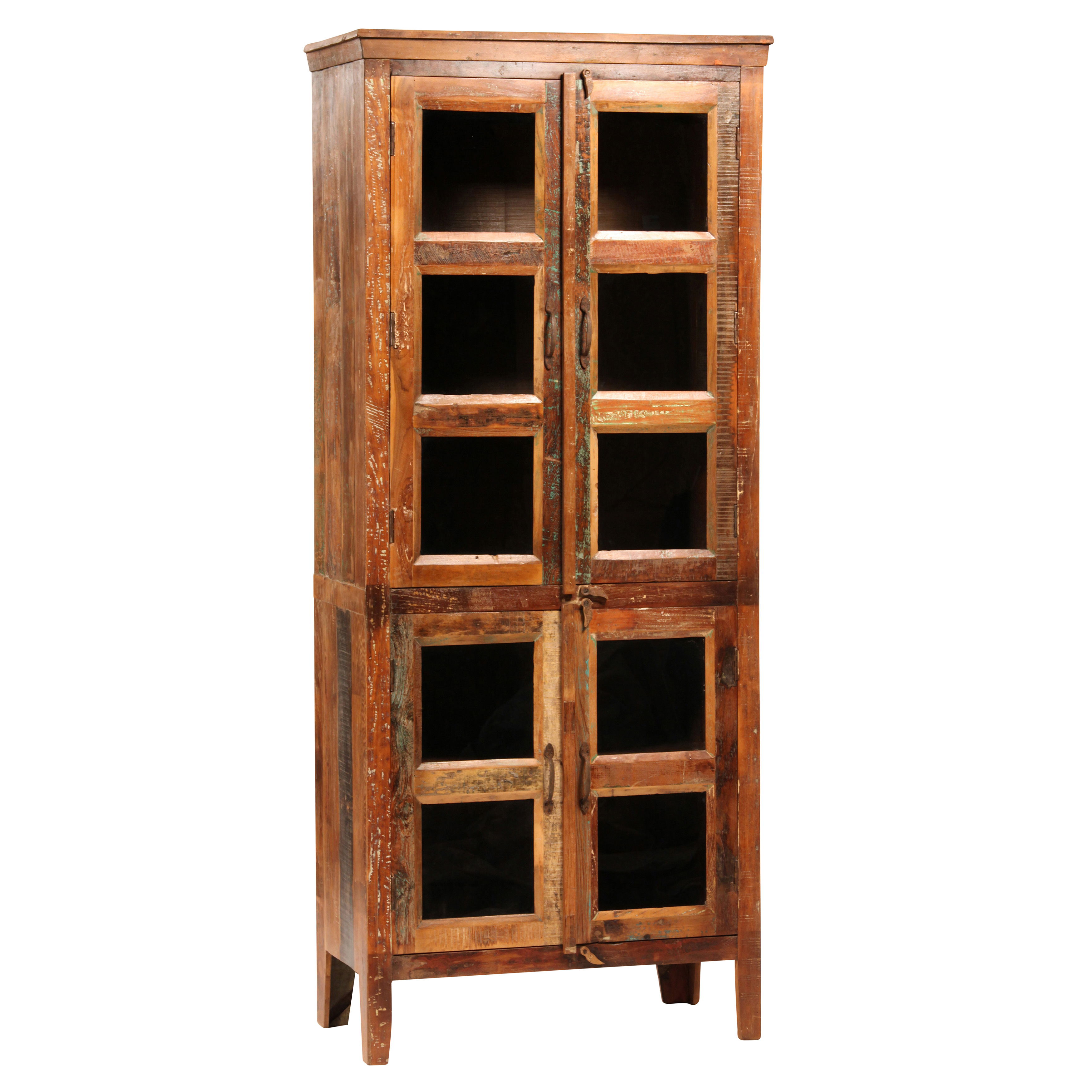 Nantucket Glass Cabinet, Cabinets & Sideboard by Dovetail, 36" width x 84" height x 18" depth View 1