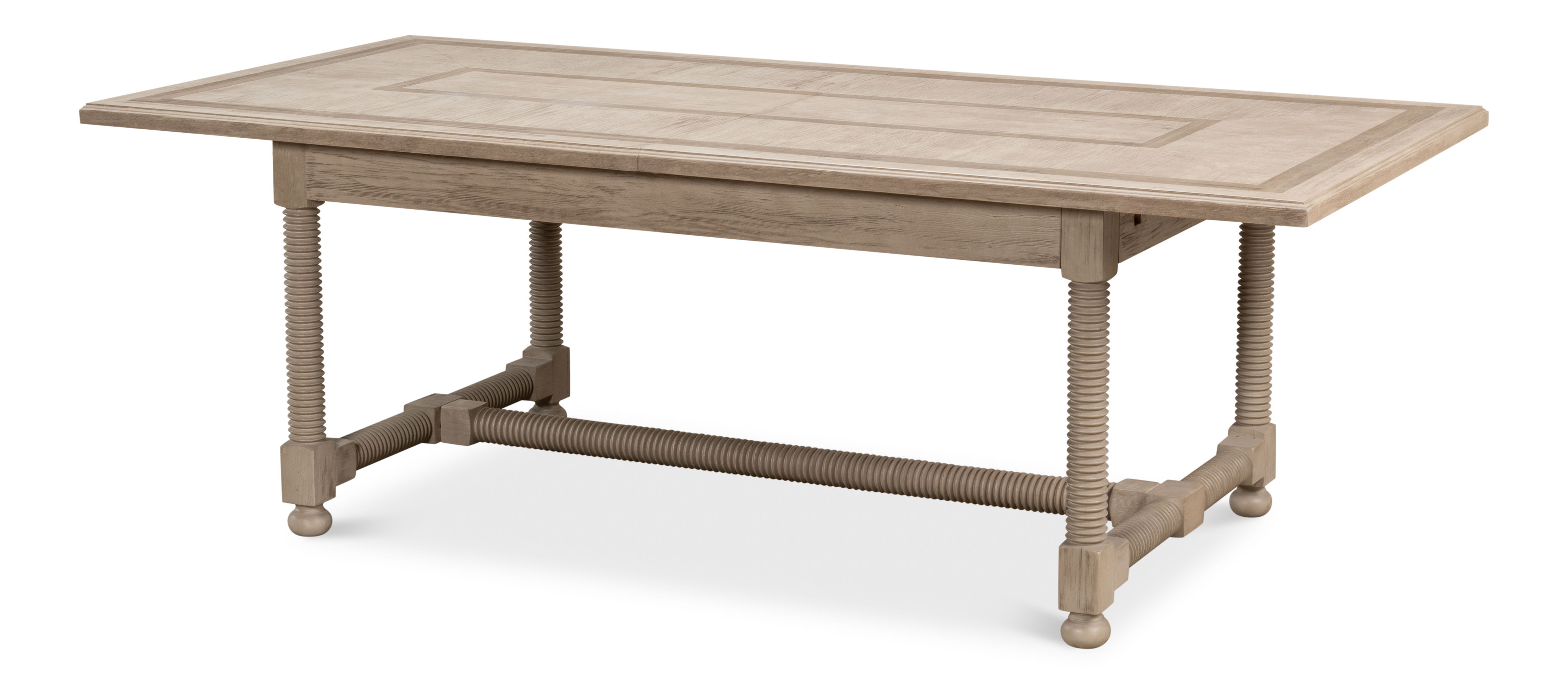 Jurow Equestrian Dining Table, Barn Grey large image 