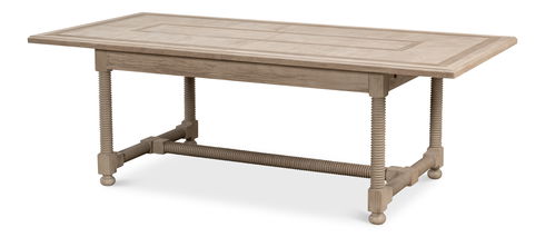 Jurow Equestrian Dining Table, Barn Grey