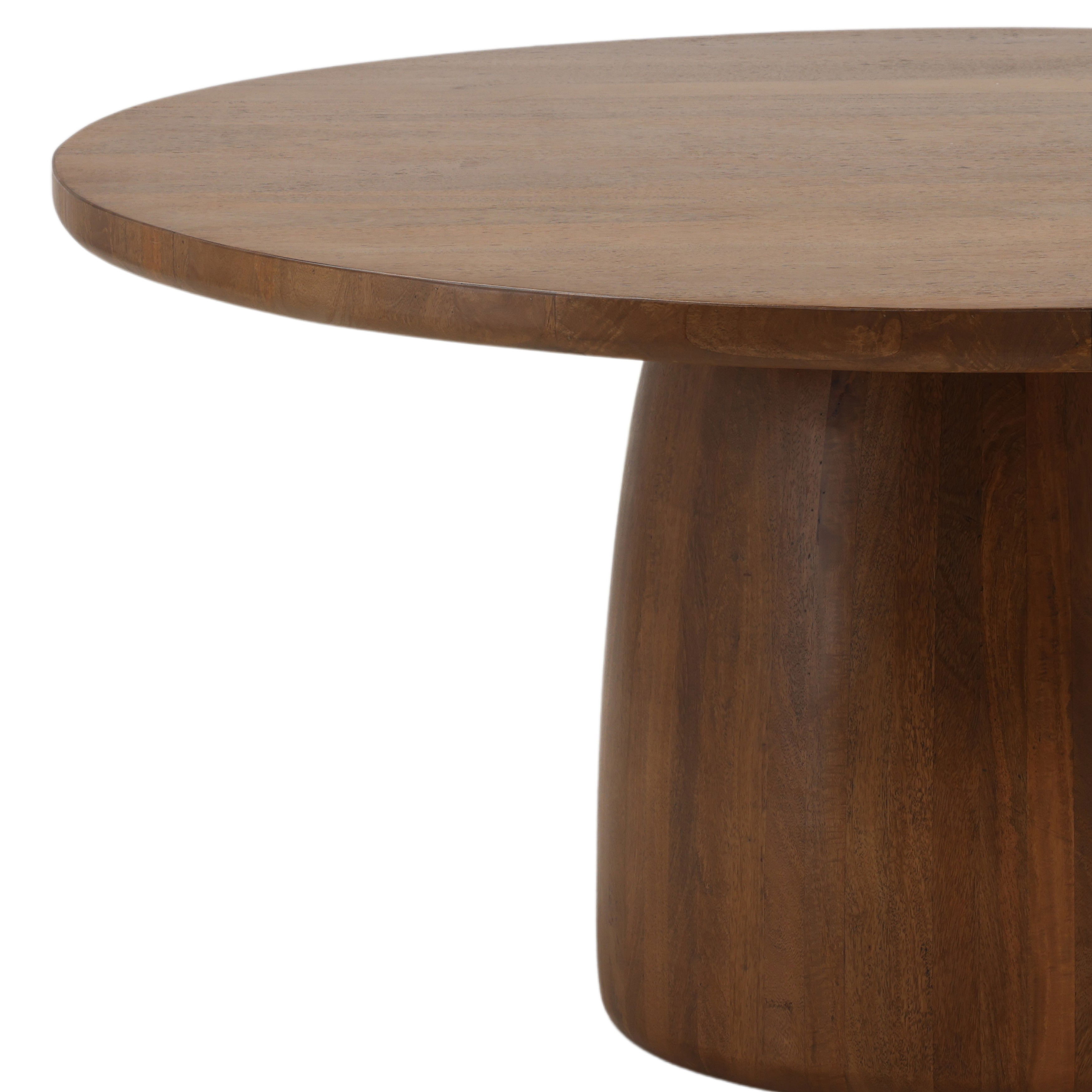 Armstrong Dining Table Natural, by Dovetail, 64" width x 30" height x 64" diameter x 64" depth View 3