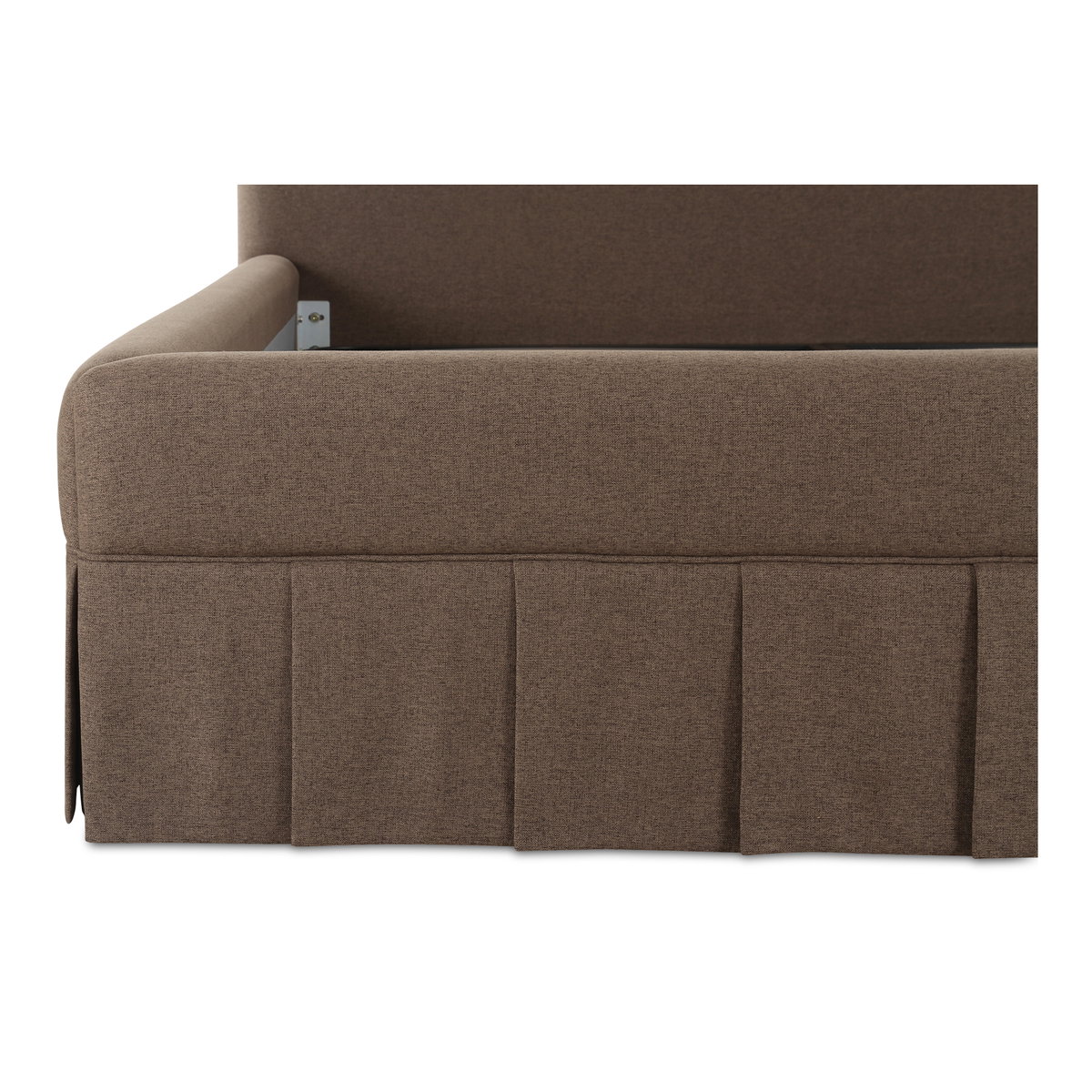 Maren Queen Bed Brown, by Moe's Home, 70" width x 45.3" height x 92" depth View 9