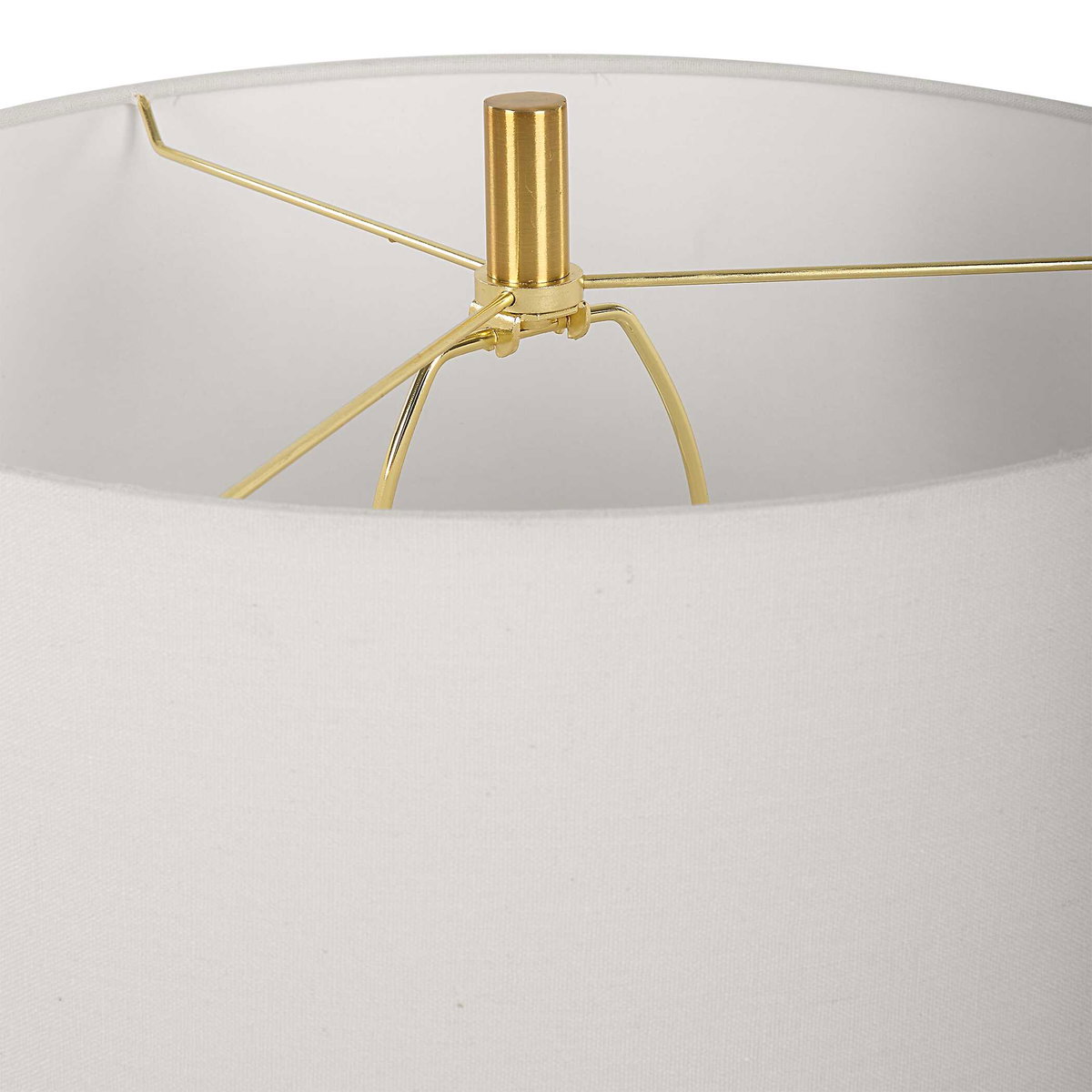 Three Rings Contemporary Table Lamp, by Uttermost, 1'2.5" width x 2'4.5" height x 1'2.5" depth View 6