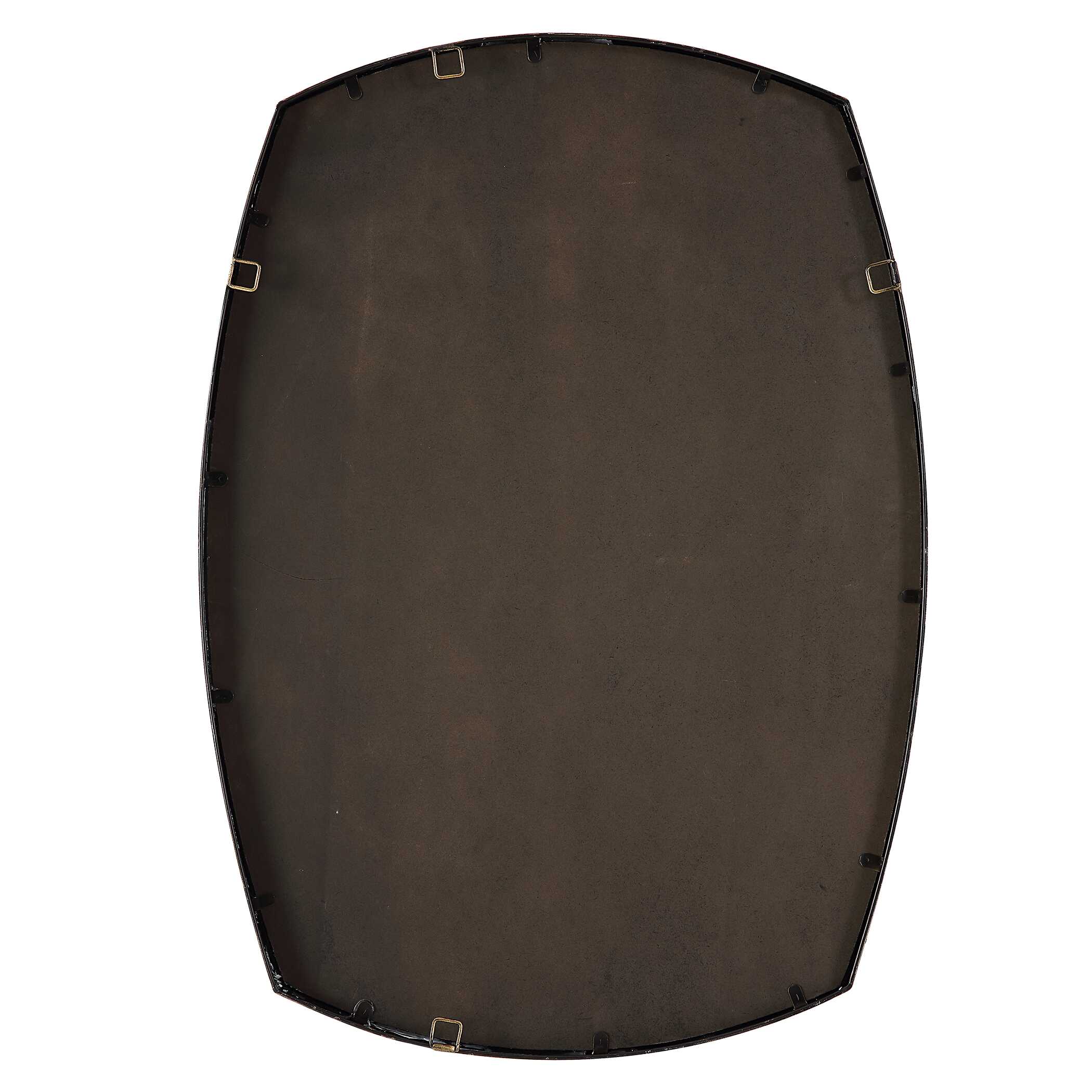 Varenna Aged Gold Vanity Mirror, by Uttermost, 27.12" width x 38.12" height x 1.87" depth View 8