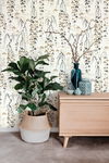 Willow Branches White & Black Wallpaper thumbnail 1