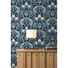 Plume Dynasty Navy Wallpaper thumbnail 1