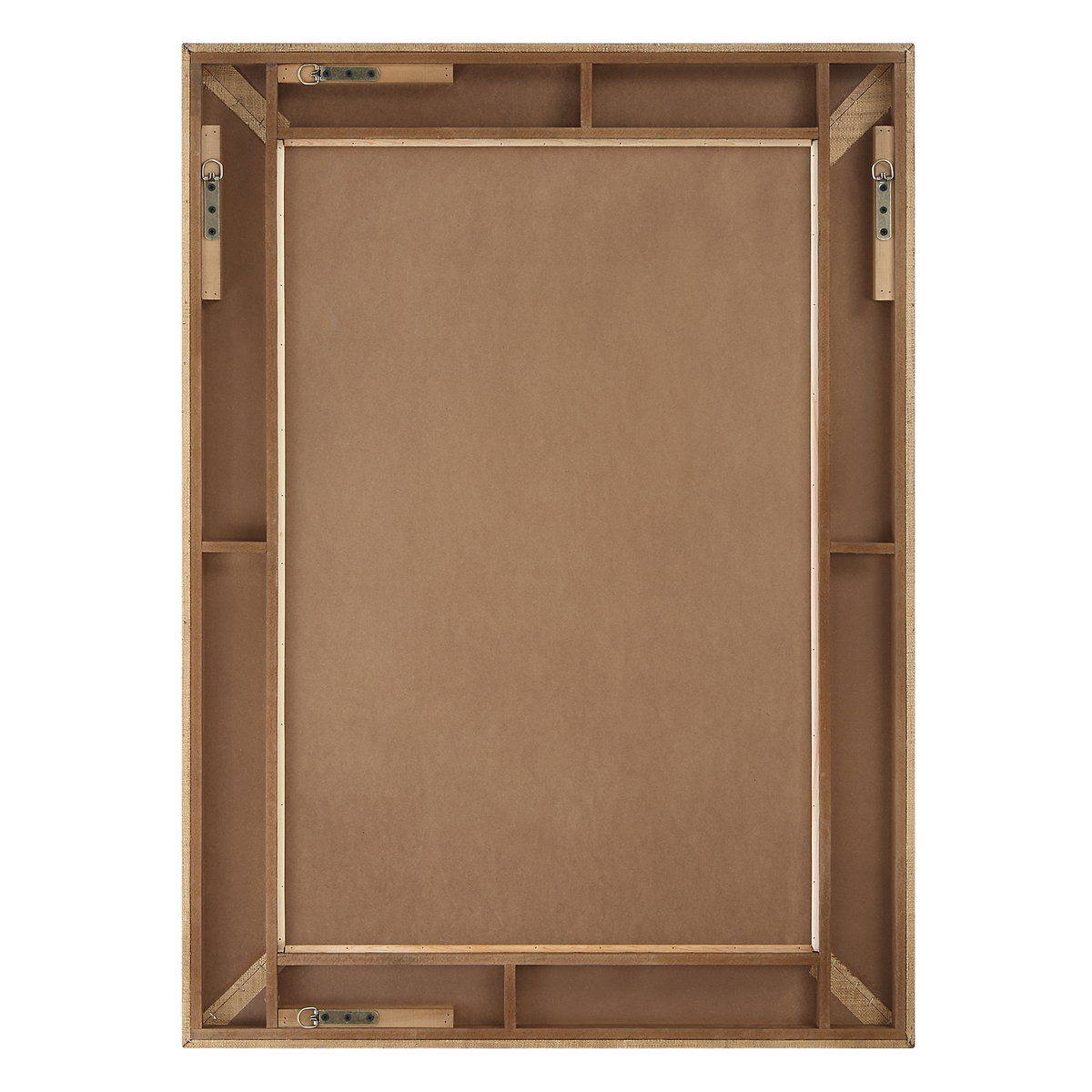 Bungalow Grass Cloth Mirror, by Uttermost, 2'8" width x 3'8.38" height x 1.5" depth View 8