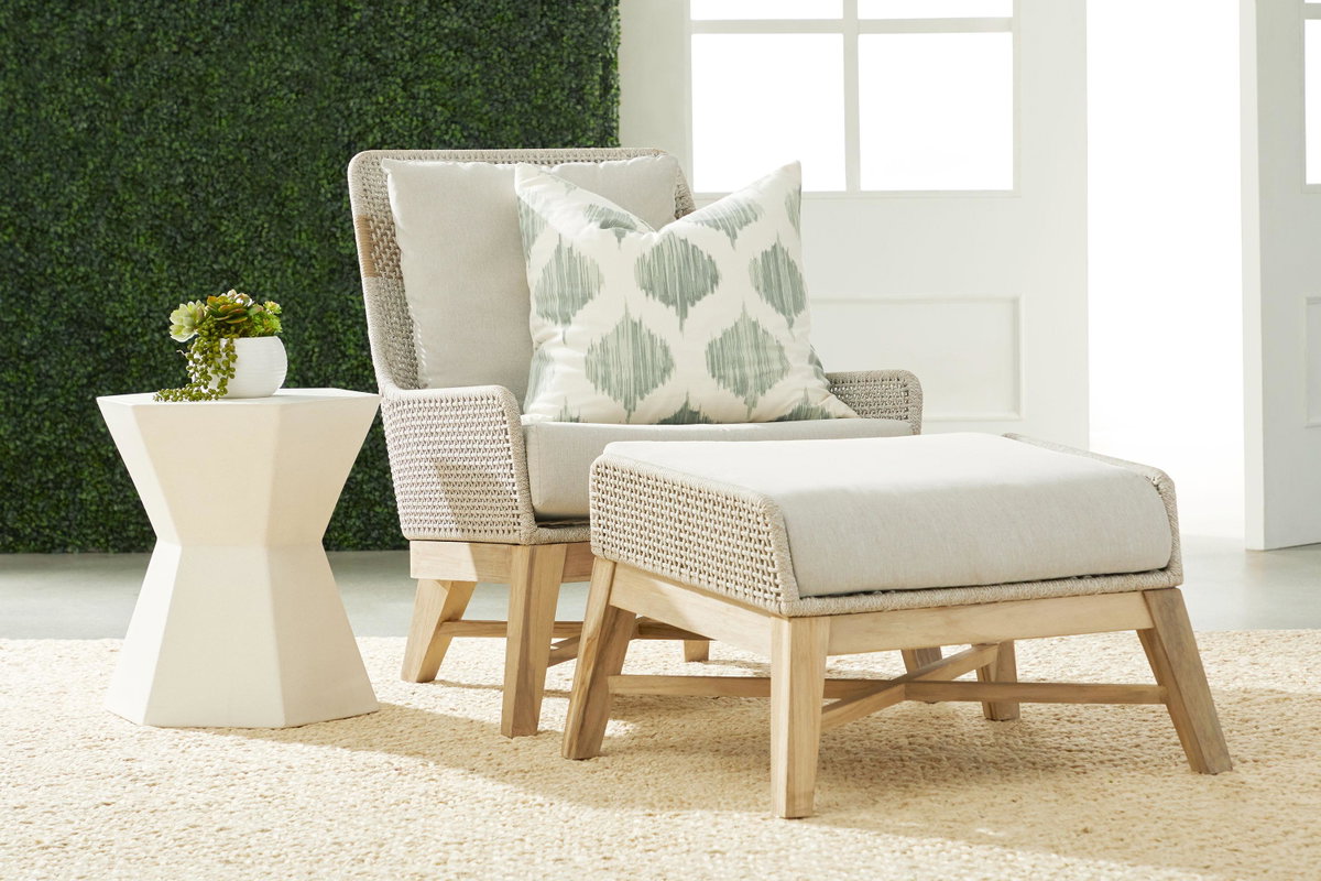 Tapestry Outdoor Club Chair, Accent Chair by Essentials for Living, 29" width x 33" height x 34" depth View 17
