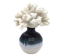 Online Designer Bedroom Bear Paw Coral On Reactive Glazed Vase