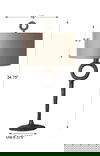 Ferro Cast Iron Table Lamp thumbnail 2