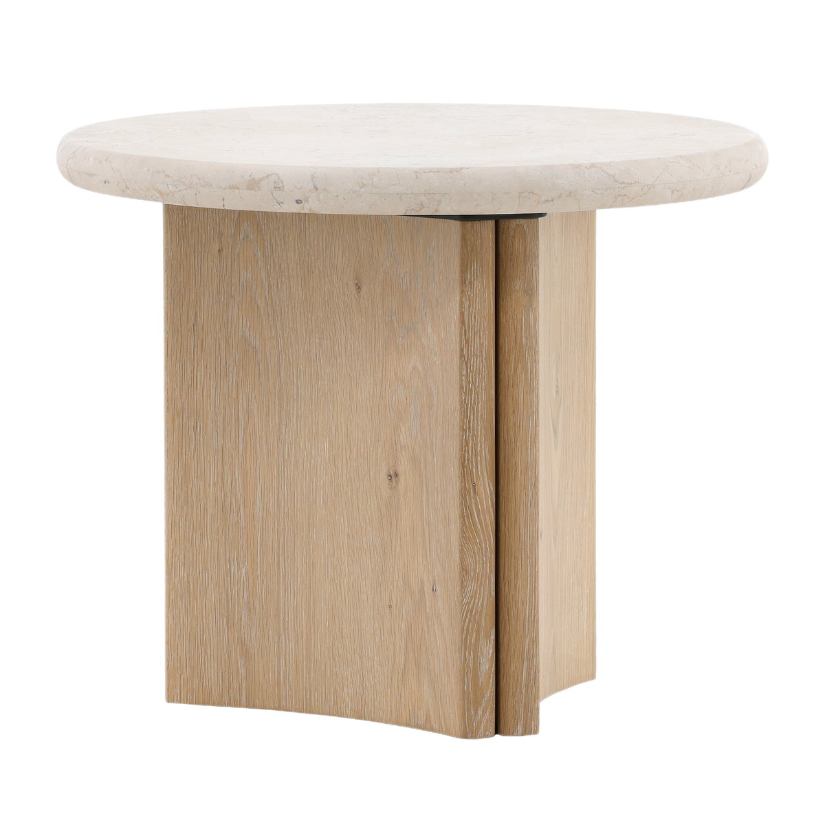 Oja Side Table, Side & End Table by Dovetail, 23.5" width x 19.76" height x 23.5" diameter x 23.5" depth View 1