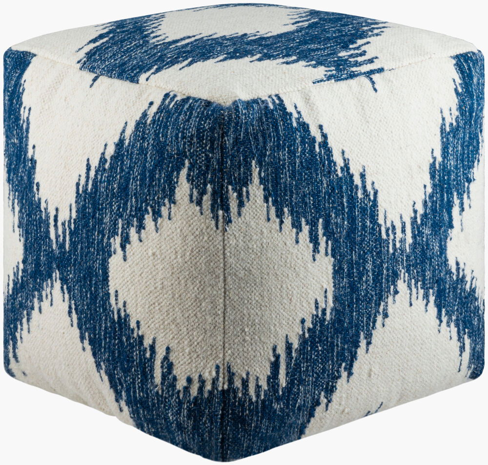 Frontier Pouf, Ottoman by Surya, 18" width x 18" height