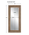 Missoula Large Natural Wood Mirror, by Uttermost, 32" width x 70" height x 2.62" depth thumbnail 3
