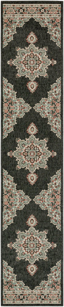 Alfresco Machine Woven Rug, by Surya, 11'9.73" length x 2'4.74" width