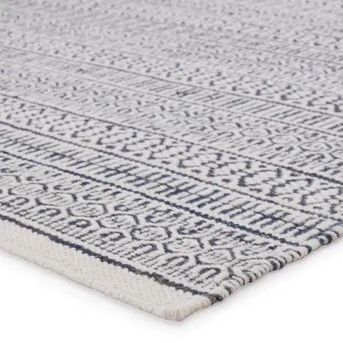 Galway Natural Trellis Slate/ Ivory Area Rug