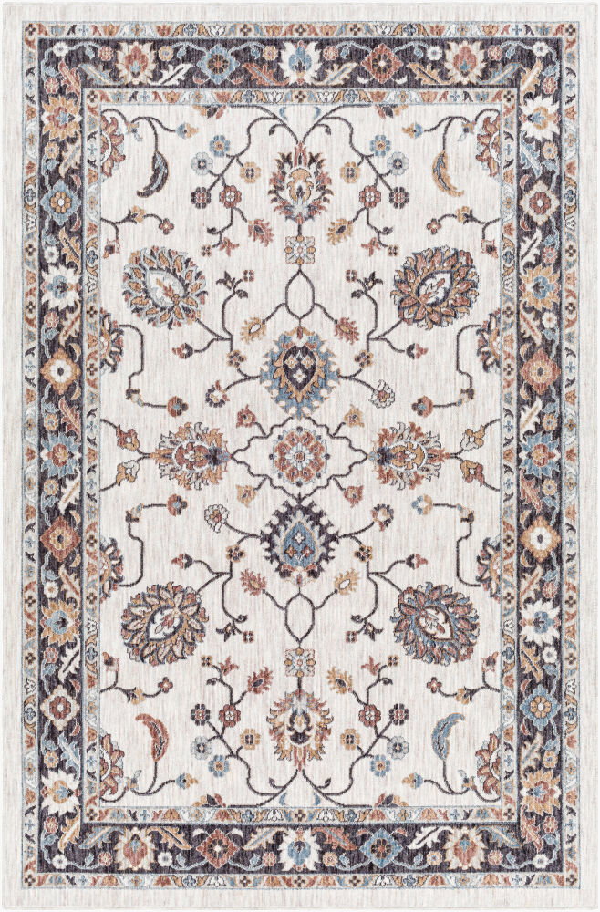 Juliet Machine Woven Rug, by Surya, 1'3.75" length x 1'3.75" width